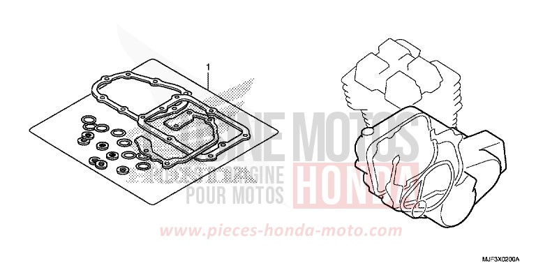 DICHTUNG SATZ B von CTX700 ABS PEARL FADELESS WHITE (NH341) von 2014